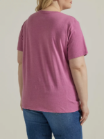 Lee mujer camiseta con gráfico de arcoíris para mujer (más) brezo prunella ropa Z6H6F386 - Image 2