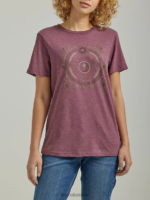 Lee mujer camiseta con gráfico de luna cósmica arándano ropa Z6H6F347