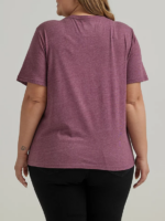 Lee mujer camiseta gráfica tremendamente agradecida (más) arándano ropa Z6H6F341 - Image 2