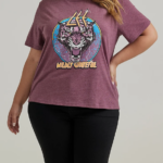 Lee mujer camiseta gráfica tremendamente agradecida (más) arándano ropa Z6H6F341