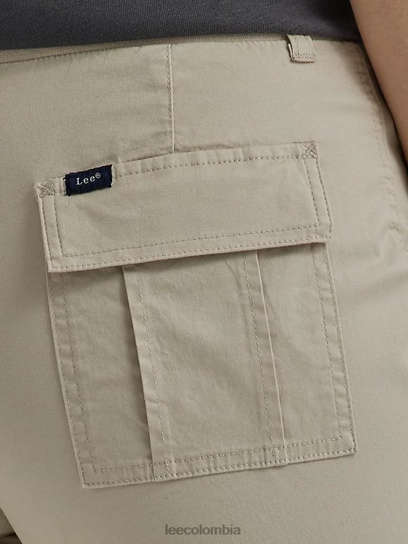Lee mujer capri cargo relajado ultra lux con flex-to-go (pequeño) beige pionero ropa Z6H6F458 - Image 4