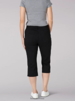Lee mujer capri de ajuste relajado negro ropa Z6H6F474 - Image 2
