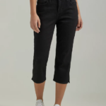 Lee mujer capri legendario de ajuste regular negro ropa Z6H6F442