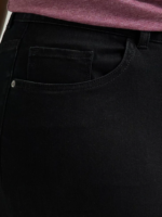 Lee mujer capri legendario de corte regular (plus) negro ropa Z6H6F451 - Image 5
