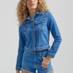 Lee mujer chaqueta de jinete moderna vintage siena brillante ropa Z6H6F410
