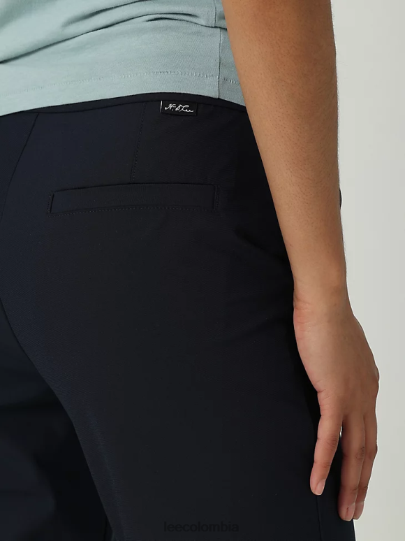 Lee mujer hd pantalon tobillero maven remache azul marino ropa Z6H6F191 - Image 6
