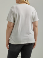 Lee mujer huele la camiseta gráfica de flores (más) roca lunar ropa Z6H6F368 - Image 2