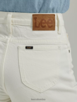 Lee mujer jeans acampanados de talle alto mármol blanco ropa Z6H6F154 - Image 4