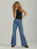 Lee mujer jeans acampanados de talle alto y corte estándar siena brillante ropa Z6H6F163