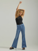 Lee mujer jeans acampanados de talle alto y corte estándar siena brillante ropa Z6H6F163 - Image 4