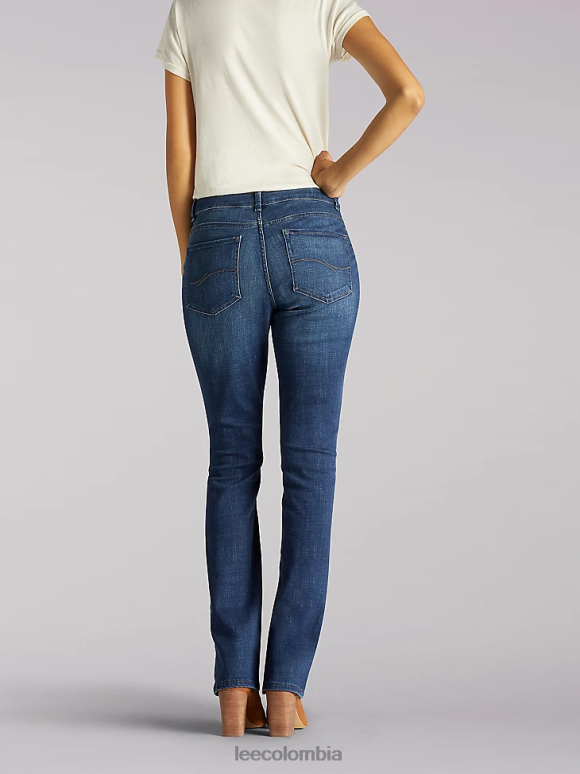 Lee mujer jeans con corte tipo bota y corte curvy cascada ropa Z6H6F134 - Image 2