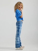 Lee mujer jeans con corte tipo bota y teñido anudado de talle bajo dura tormenta ropa Z6H6F118 - Image 3