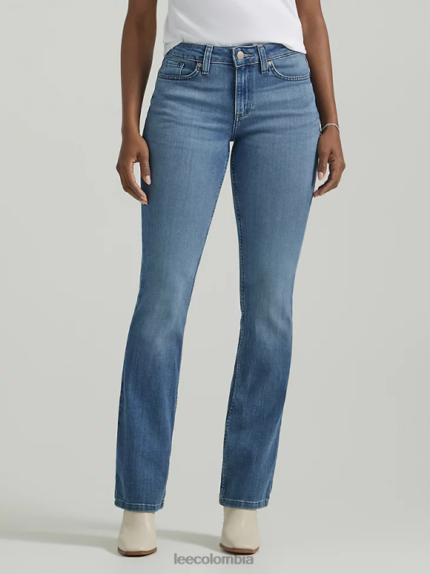 Lee mujer jeans legendarios con corte tipo bota regular herencia se desvanece ropa Z6H6F121