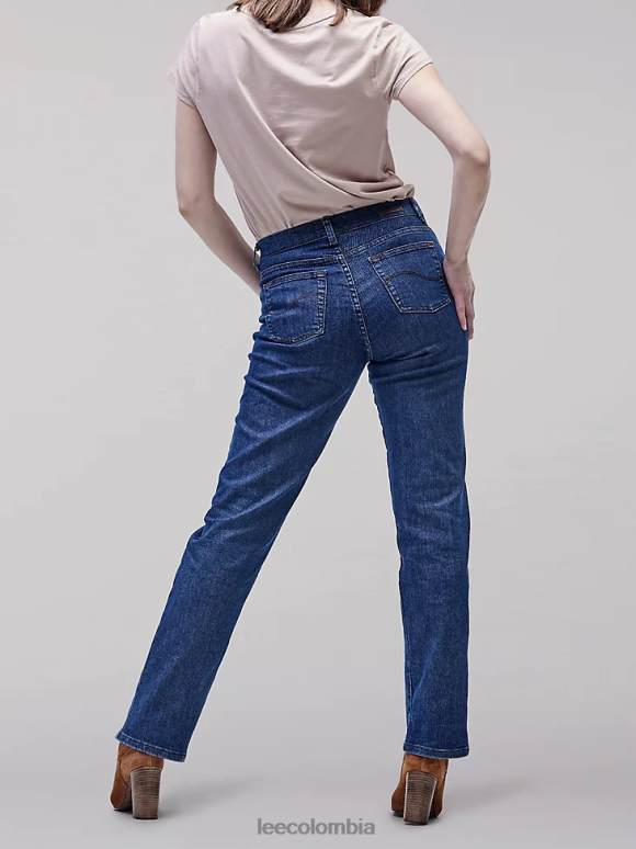 Lee mujer jeans originales de corte relajado y pernera recta enjuague premium ropa Z6H6F16 - Image 3