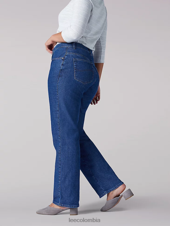 Lee mujer jeans originales de corte relajado y pernera recta (plus) enjuague premium ropa Z6H6F39 - Image 3