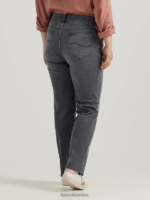 Lee mujer jeans ultra lux con movimiento flexible y ajuste regular con pernera recta (plus) gris carbón ropa Z6H6F75 - Image 2