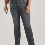Lee mujer jeans ultra lux con movimiento flexible y ajuste regular con pernera recta (plus) gris carbón ropa Z6H6F75