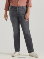 Lee mujer jeans ultra lux con movimiento flexible y ajuste regular con pernera recta (plus) gris carbón ropa Z6H6F75