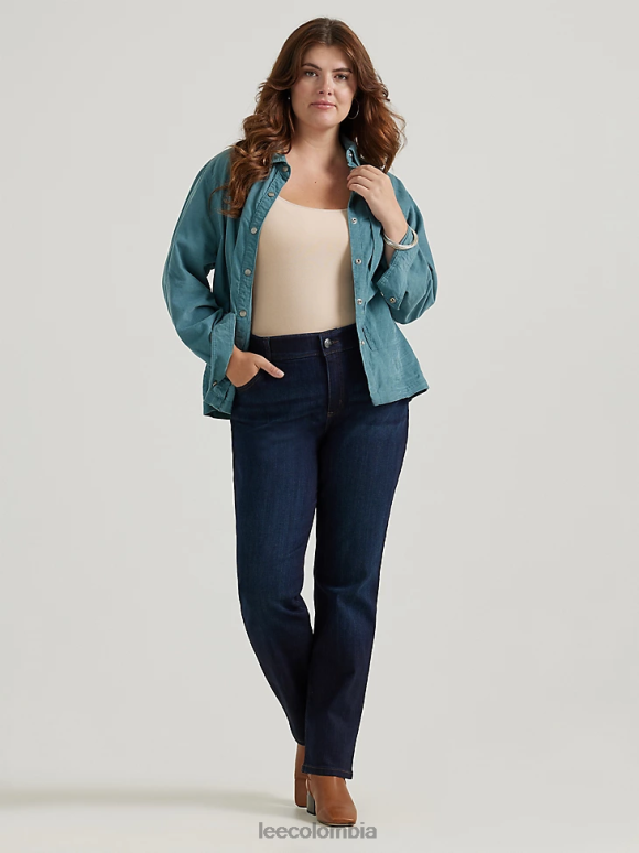 Lee mujer jeans ultra lux con movimiento flexible y ajuste regular con pernera recta (plus) Niágara ropa Z6H6F76 - Image 2