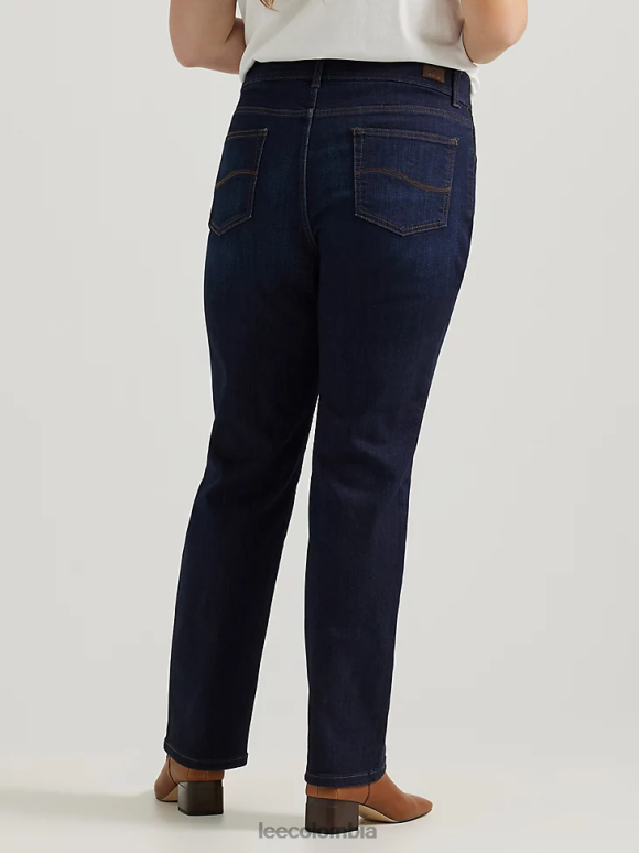 Lee mujer jeans ultra lux con movimiento flexible y ajuste regular con pernera recta (plus) Niágara ropa Z6H6F76 - Image 3