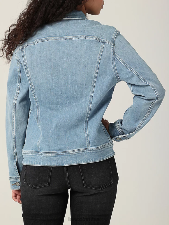 Lee mujer legendaria chaqueta vaquera de corte regular luz del domingo ropa Z6H6F413 - Image 2