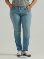 Lee mujer legendario jean recto regular (más) ancla ropa Z6H6F111