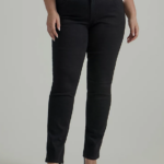 Lee mujer legendario jean recto regular (más) negro ropa Z6H6F112