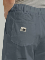 Lee mujer legendario rodado corto gris tecnología ropa Z6H6F278 - Image 4