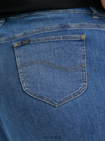 Lee mujer pantalón corto acampanado con puños ultra lux (plus) alturas profundas ropa Z6H6F338 - Image 5
