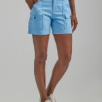 Lee mujer pantalón corto cargo ultra lujoso y relajado y flexible azul ropa Z6H6F246