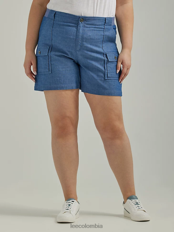 lee_mujer_pantalon_corto_cargo_ultra_lujoso_y_relajado_y_flexible_mas_cambray_ropa_z6h6f283.png Lee mujer pantalón corto cargo ultra lujoso y relajado y flexible (más) cambray ropa Z6H6F283 - Image 1