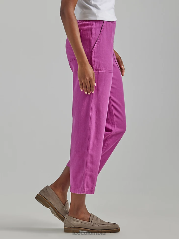 Lee mujer pantalón corto sin cierres ultra lux mancha de uva ropa Z6H6F239 - Image 3