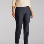 Lee mujer pantalón de pierna recta y ajuste relajado (pantalón para todo el día) (más) enjuague índigo ropa Z6H6F220