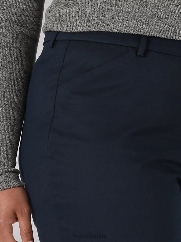 Lee mujer Pantalón de pierna recta y corte relajado sin arrugas (más) azul imperial ropa Z6H6F202 - Image 4