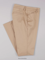 Lee mujer Pantalón de pierna recta y corte relajado sin arrugas (pequeño) linaza ropa Z6H6F218 - Image 4