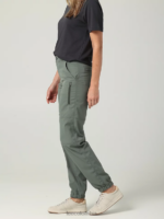 Lee mujer pantalón jogger cargo ultra lux con un solo bolsillo y flexible (pequeño) fuerte verde ropa Z6H6F234 - Image 4
