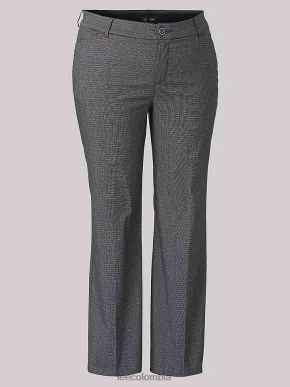 Lee mujer Pantalón pantalón ultra lux con movimiento flexible y ajuste regular (plus) cuadros negros/blancos ropa Z6H6F215 - Image 1
