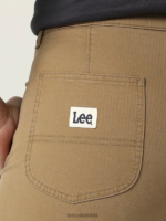 Lee mujer pantalón recto relajado ultra lux caqui oscuro ropa Z6H6F192 - Image 2