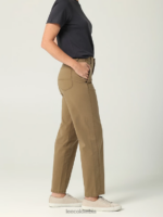 Lee mujer pantalón recto relajado ultra lux caqui oscuro ropa Z6H6F192