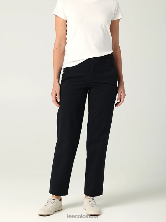 Lee mujer pantalón recto relajado ultra lux unión-todo negro ropa Z6H6F196 - Image 1