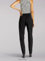 Lee mujer pantalones elásticos laterales negro ropa Z6H6F187 - Image 2