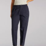 Lee mujer pantalones elásticos laterales (plus) Armada ropa Z6H6F212