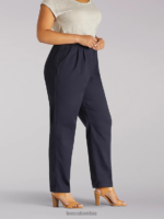 Lee mujer pantalones elásticos laterales (plus) Armada ropa Z6H6F212 - Image 3