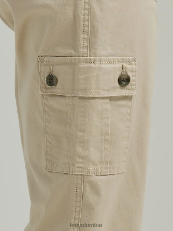 Lee mujer ultra lux con capri cargo relajado y flexible beige pionero ropa Z6H6F436 - Image 5