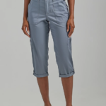 Lee mujer ultra lux con capri cargo relajado y flexible gris tecnología ropa Z6H6F434