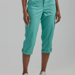 Lee mujer ultra lux con capri cargo relajado y flexible jade polvoriento ropa Z6H6F432