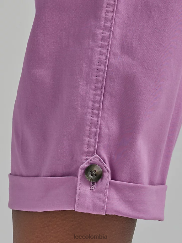 Lee mujer ultra lux con capri cargo relajado y flexible pensamiento ropa Z6H6F431 - Image 4