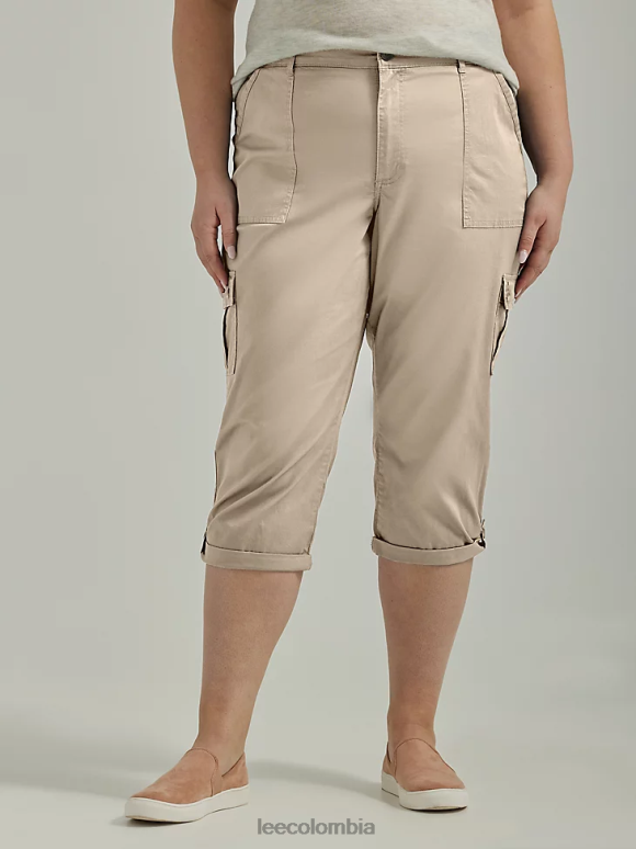 lee_mujer_ultra_lux_con_capri_cargo_relajado_y_flexible_plus_beige_pionero_ropa_z6h6f447.png Lee mujer ultra lux con capri cargo relajado y flexible (plus) beige pionero ropa Z6H6F447 - Image 1