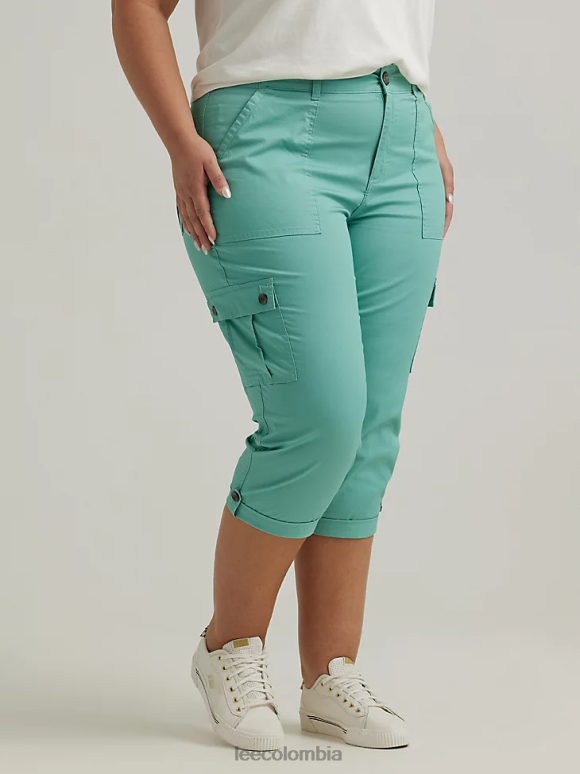 lee_mujer_ultra_lux_con_capri_cargo_relajado_y_flexible_plus_jade_polvoriento_ropa_z6h6f448.png Lee mujer ultra lux con capri cargo relajado y flexible (plus) jade polvoriento ropa Z6H6F448 - Image 1