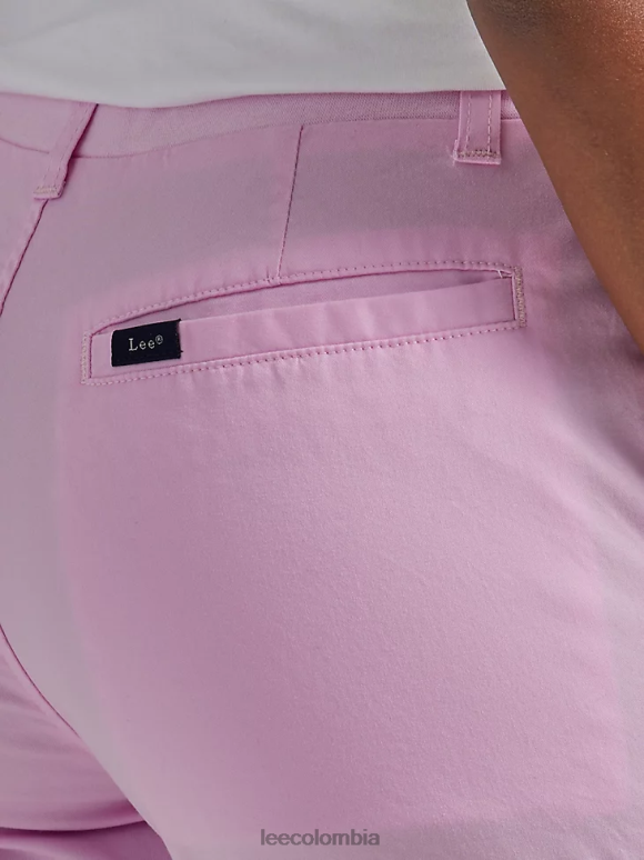 Lee mujer ultra lux con skimmer de carga relajado y flexible katy rosa ropa Z6H6F425 - Image 4